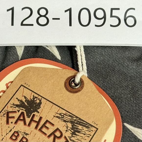 Faherty Shorts Mens Small Island Orchid Drawstring Pull On 6.5" Inseam NEW - Picture 15 of 15